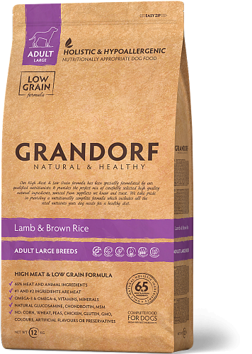 Сухий корм ГРАНДОРФ, для дорослих собак, 12 кг